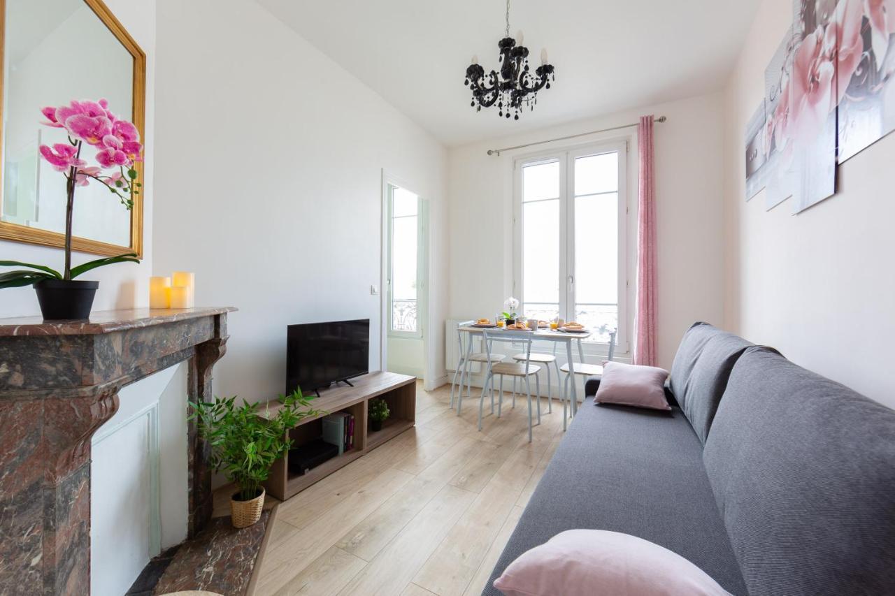 Ferienwohnung Le charme haussmannien-10 min Paris Argenteuil Exterior foto