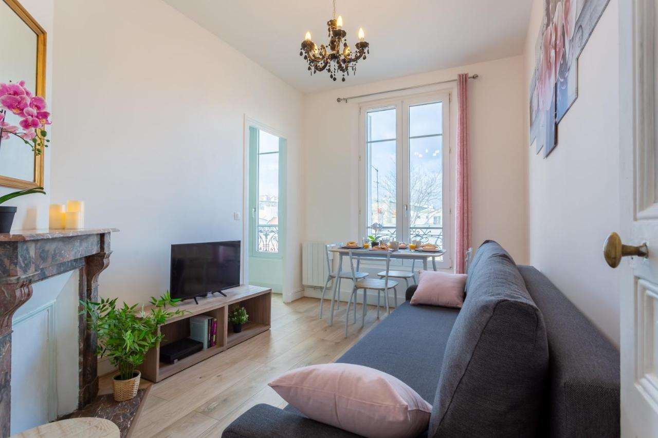 Ferienwohnung Le charme haussmannien-10 min Paris Argenteuil Exterior foto
